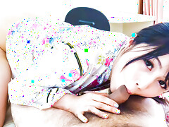 Reo Saionji amazes with her cock sucking skillsvideo